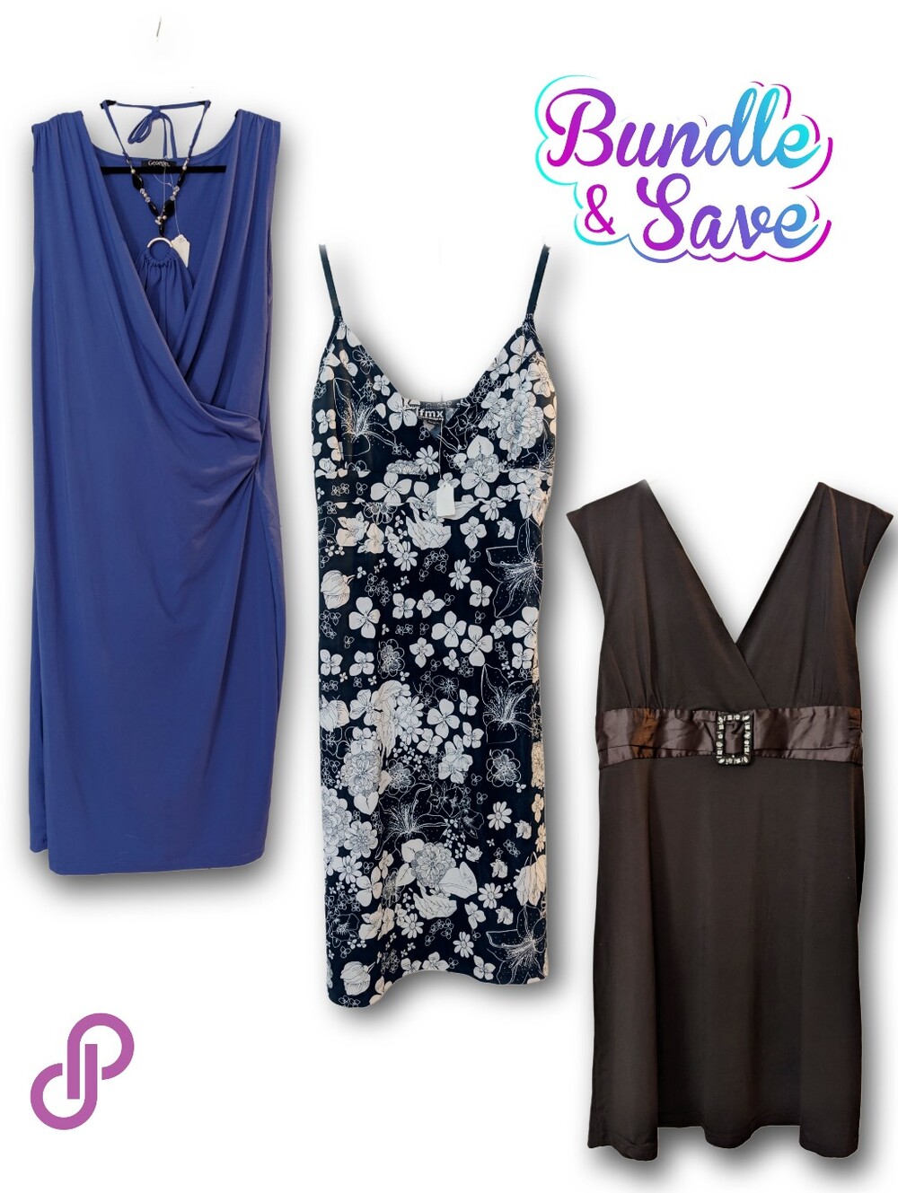 3 Size XL NEW Knee Length Dress Bundle